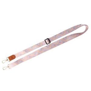 Snur textil dublu telefon mobil cu carabine Pastel Clouds - Img 4