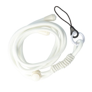 Snur textil pentru telefon mobil White