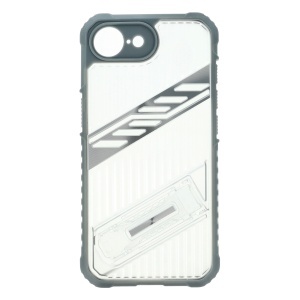 Toc TPU+PC Kickstand Apple iPhone 16e Silver