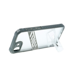 Toc TPU+PC Kickstand Xiaomi Redmi A3 Silver - Img 2