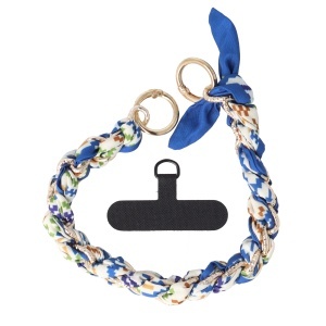 Accesoriu tip bratara cu lantisor pentru husa telefon mobil Design 03