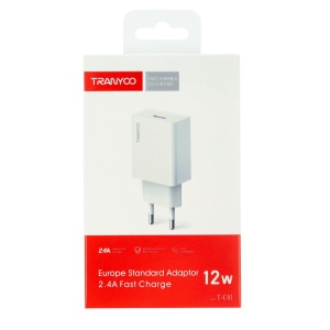 Adaptor priza USB 12W TRANYOO T-C01 - Img 1