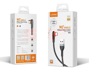 Cablu date Lightning 90 Angle LDNIO LS561