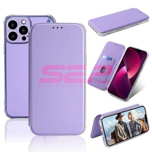Husa FlipCover Magnet Piano Xiaomi Redmi 12C Purple - Img 2