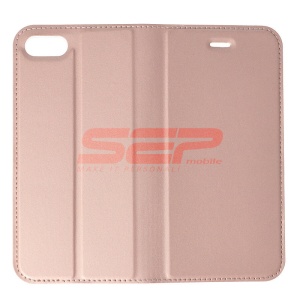 Husa FlipCover Magnet Skin Apple Iphone 7 Rose Gold - Img 2