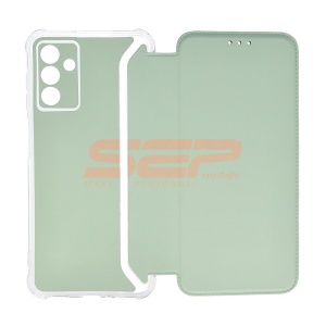 Husa FlipCover Piano Samsung Galaxy A04s Light Green - Img 1