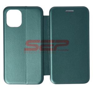 Husa FlipCover Round Apple iPhone 12 mini Sea Green - Img 1