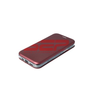 Husa FlipCover Round Apple iPhone 13 mini Wine - Img 5