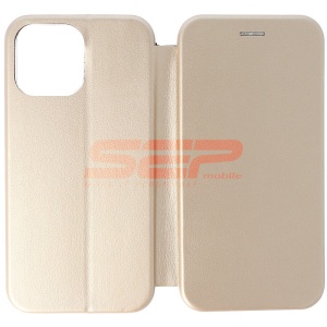 Husa FlipCover Round Apple iPhone 13 Pro Max Gold