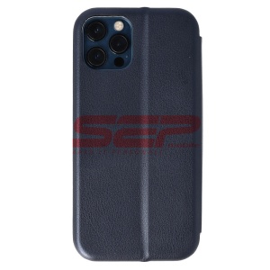 Husa FlipCover Round Apple iPhone 13 Pro Midnight Blue - Img 2