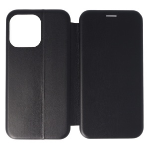 Husa FlipCover Round Apple iPhone 15 Pro Max Black