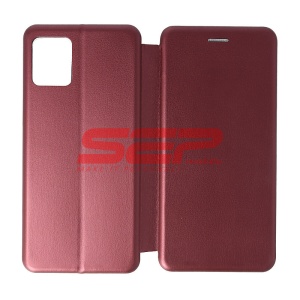 Husa FlipCover Round Motorola Moto G32 Wine