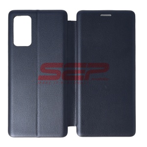 Husa FlipCover Round Samsung Galaxy Note 20 5G Midnight Blue