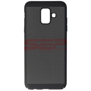 Husa Metallic Mesh Samsung Galaxy A6 (2018) BLACK