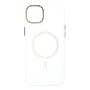 Husa PC MetalRing Magsafe Apple iPhone 15 Plus Clear