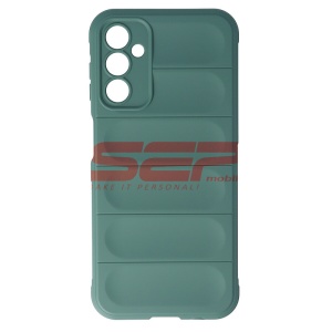 Husa Rubber Silicone Samsung Galaxy A14 5G Dark Green