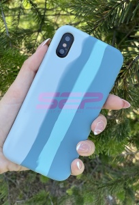 Husa silicon High Copy Rainbow Apple iPhone XS No.03 - Img 2