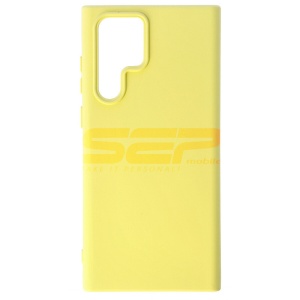 Husa silicon High Copy Samsung Galaxy S22 Ultra Yellow