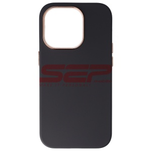 Husa silicon Liquid Cover Apple iPhone 14 Pro Black - Img 1