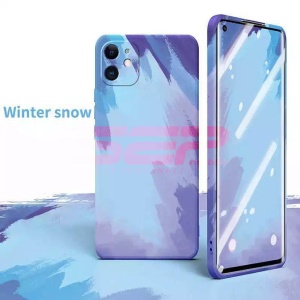 Husa silicon Watercolor Samsung Galaxy A02s / M02s Winter Snow - Img 2