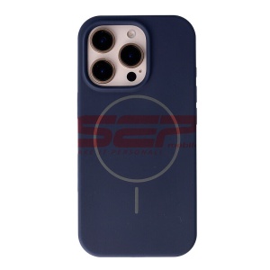 Husa Soft Silicone Magsafe Apple iPhone 16 Pro Blue - Img 2