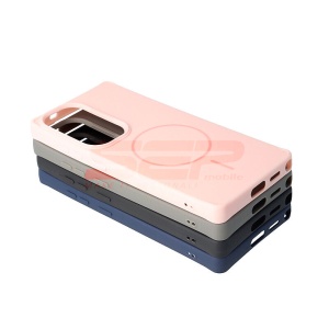 Husa Soft Silicone Magsafe Samsung Galaxy S25 Pink - Img 3