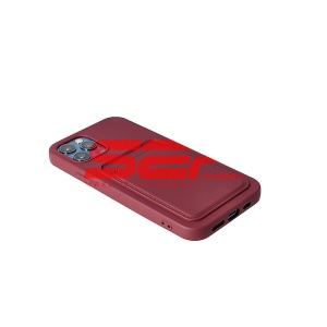 Husa TPU Card Holder Samsung Galaxy A72 Burgundy - Img 2