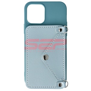 Husa TPU Crossbody Wallet Apple iPhone 12 Pro BLUE - Img 2