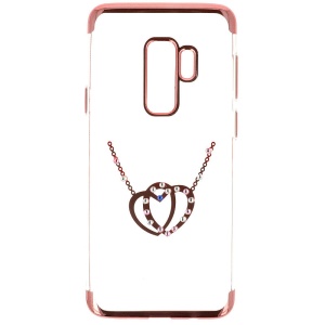 Husa TPU Diamonds Samsung Galaxy S9 Plus HEARTS