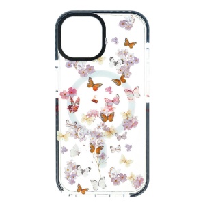 Husa TPU Flower Magsafe Apple iPhone 15 Design 04 - Img 2