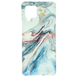 Husa TPU IMD Matte Gold Samsung Galaxy A42 5G Design 04 - Img 1