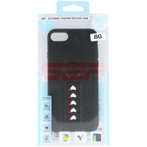 Husa TPU Leather Arrow Huawei Y5 2019 Black - Img 2