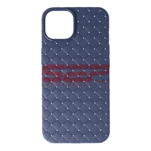 Husa TPU Leather Braided Apple iPhone 13 Dark Blue