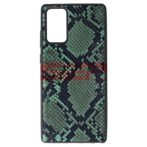 Husa TPU Leather Snake Samsung Galaxy Note 20 Green - Img 1