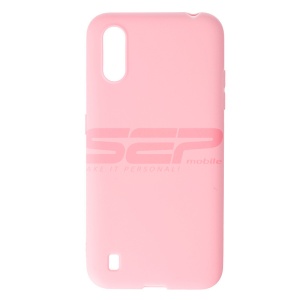 Husa TPU Matte Samsung Galaxy A01 Pink - Img 1