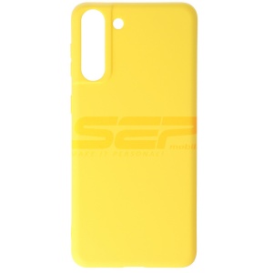 Husa TPU Matte Samsung Galaxy S21 Plus Yellow - Img 1