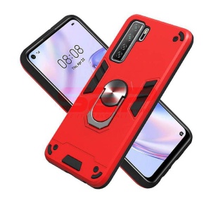 Husa TPU+PC Armor Ring Case Samsung Galaxy Note 20 Red - Img 4