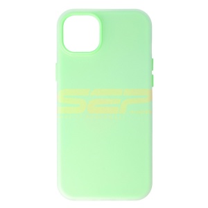 Husa TPU+PC Candy Apple iPhone 15 Plus Light Green - Img 1