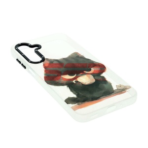 Husa TPU+PC Creative Case Honor 200 smart Angry Cat - Img 2