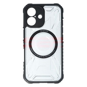 Husa TPU+PC Geometric Apple iPhone 16 Black - Img 2