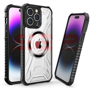 Husa TPU+PC Geometric Apple iPhone 16 Plus Black - Img 1