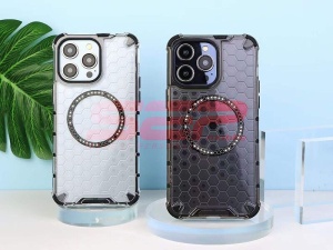 Husa TPU+PC Honeycomb Magsafe Samsung Galaxy S24 Plus Clear - Img 4