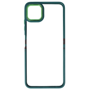 Husa TPU+PC Shell Clear Cover Samsung Galaxy A22 5G Green - Img 2