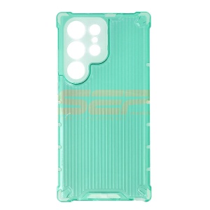 Husa TPU+PC Stripes Samsung Galaxy S23 Ultra Green - Img 3
