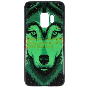 Husa UV Copy Glass Samsung Galaxy S9 Wolf - Img 1