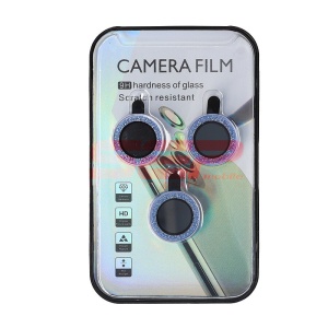 Protectie sticla camera foto Diamonds Metal Apple iPhone 13 Pro Sierra Blue