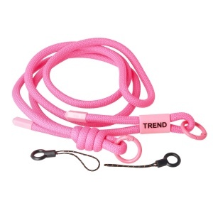 Snur textil dublu telefon mobil Fuchsia - Img 3