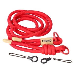 Snur textil dublu telefon mobil Red - Img 3