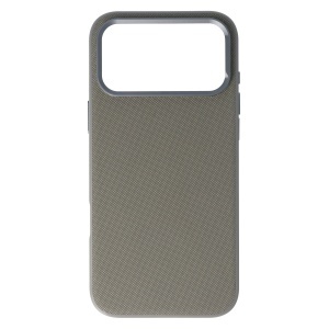 Toc TPU Vegan Leather Apple iPhone 17 Pro Max Grey