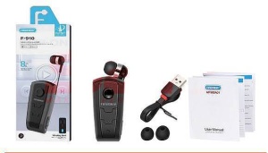 Casca bluetooth cu fir retractabil Fineblue F910 - Img 3